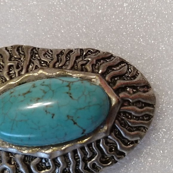 Nwt Faux Turquoise Stretch Ring - Picture 7 of 8